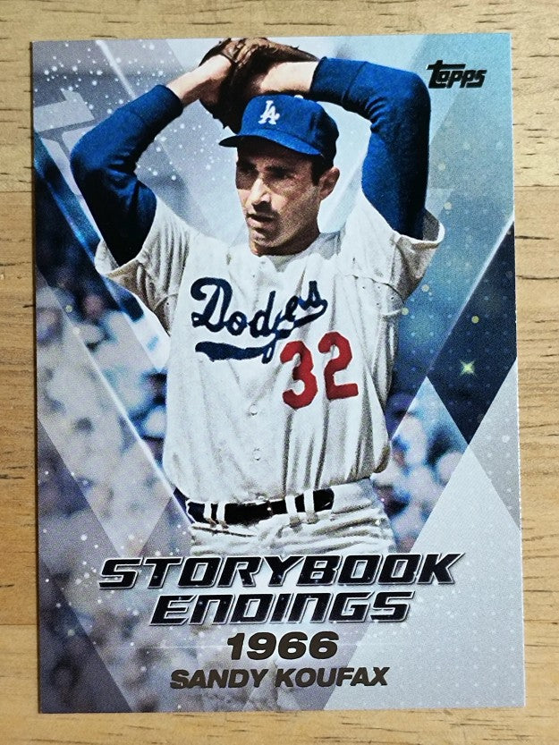 2018 Topps Update Storybook Endings #SE3 Sandy Koufax