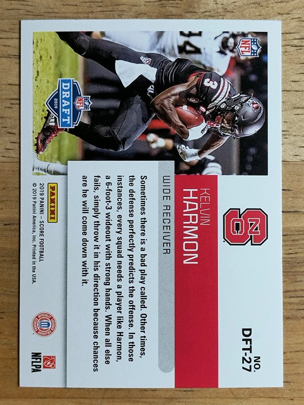 2019 Score NFL Draft #DFT27 Kelvin Harmon
