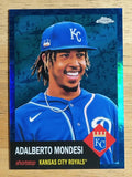 2022 Topps Chrome Platinum Platinum Toile White Blue #102 Adalberto Mondesi