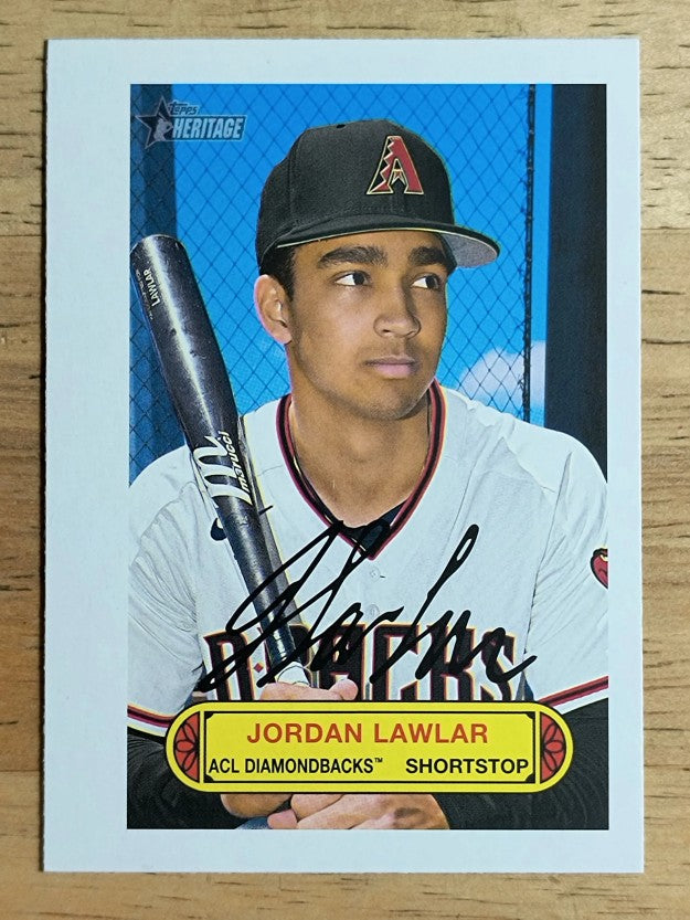 2022 Topps Heritage Minors '73 Topps Pin Up #73PU2 Jordan Lawlar