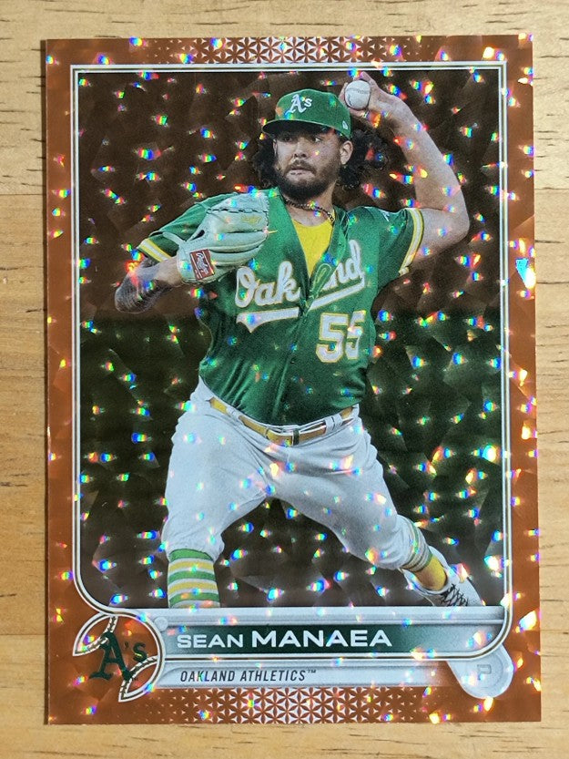 2022 Topps Orange Foilboard #281 Sean Manaea