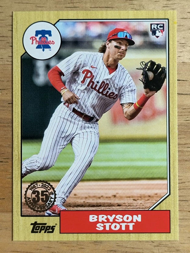2022 Topps Update '87 Topps #87TBU37 Bryson Stott