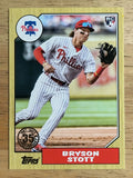 2022 Topps Update '87 Topps #87TBU37 Bryson Stott
