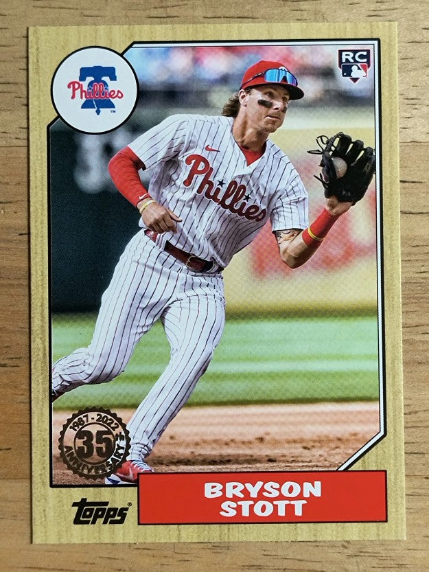2022 Topps Update '87 Topps #87TBU37 Bryson Stott