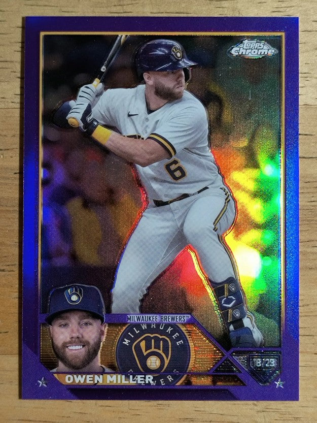 2023 Topps Chrome Update Purple Refractors #USC53 Owen Miller