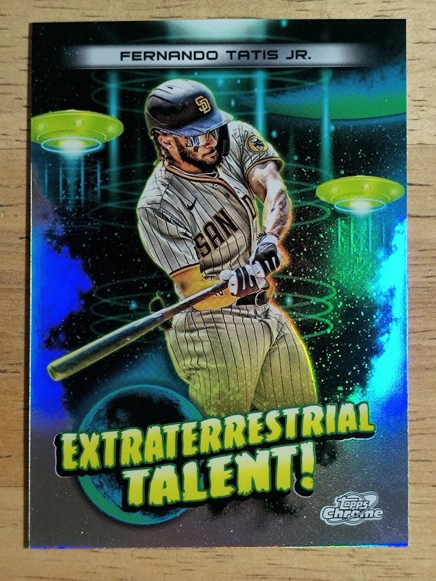 2023 Topps Cosmic Chrome Extraterrestrial Talent #ET18 Fernando Tatis Jr.