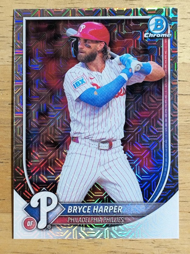 2025 Bowman Chrome Bowman Mega Box #3 Bryce Harper