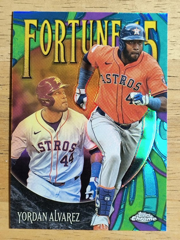 2025 Topps Chrome Fortune 15 #F159 Yordan Alvarez