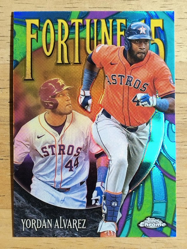 2025 Topps Chrome Fortune 15 #F159 Yordan Alvarez