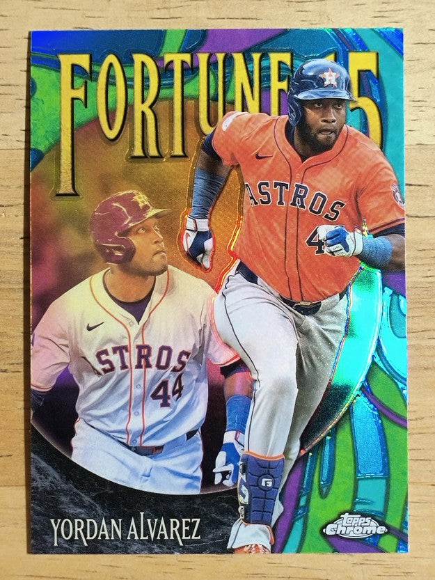 2025 Topps Chrome Fortune 15 #F159 Yordan Alvarez