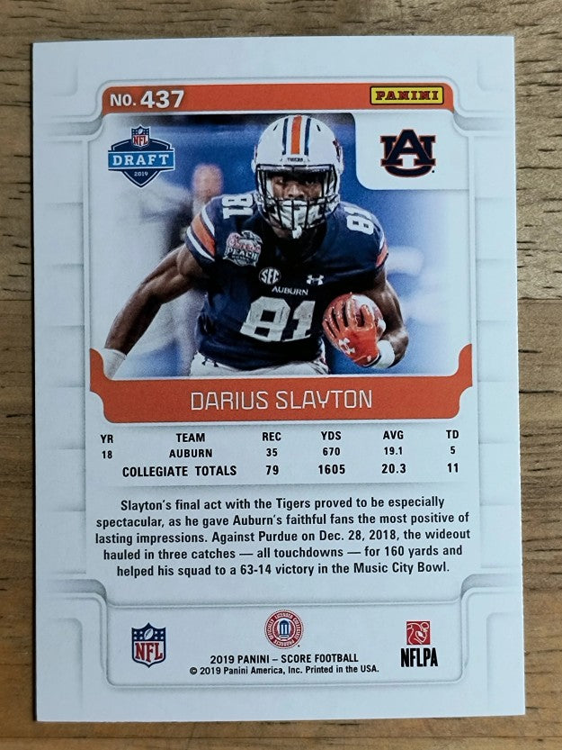 2019 Score #437 Darius Slayton RC