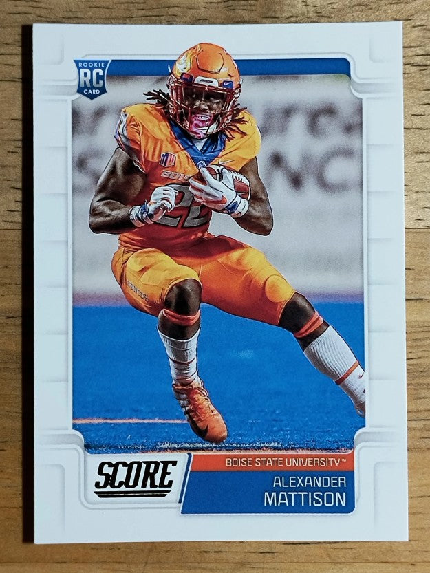 2019 Score #423 Alexander Mattison RC