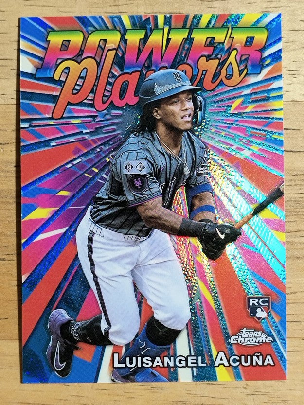 2025 Topps Chrome Power Players #PP24 Luisangel Acuna