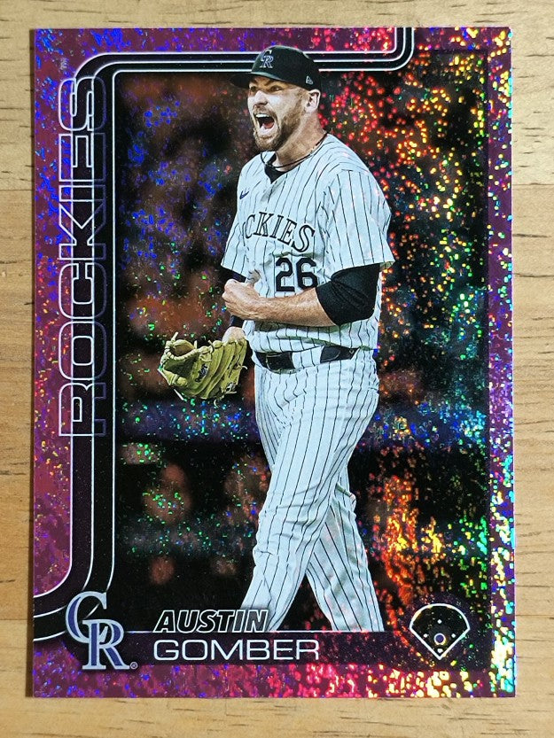 2025 Topps Pink Holo Foil #640 Austin Gomber