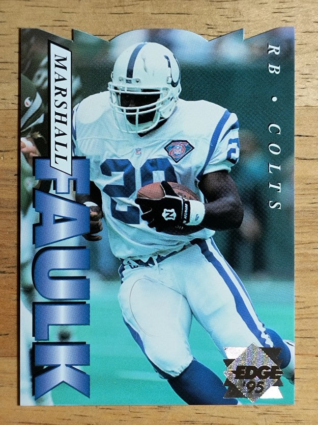 1995 Collector's Edge Die Cuts #82 Marshall Faulk