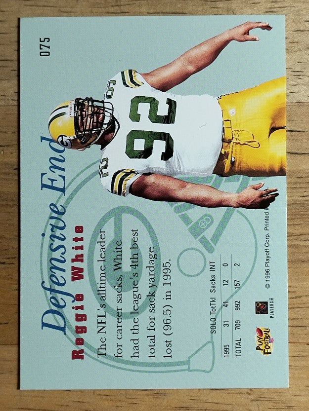 1996 Playoff Prime #75 Reggie White