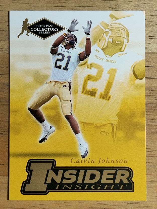 2007 Press Pass SE Insider Insight Collectors Series #II12 Calvin Johnson