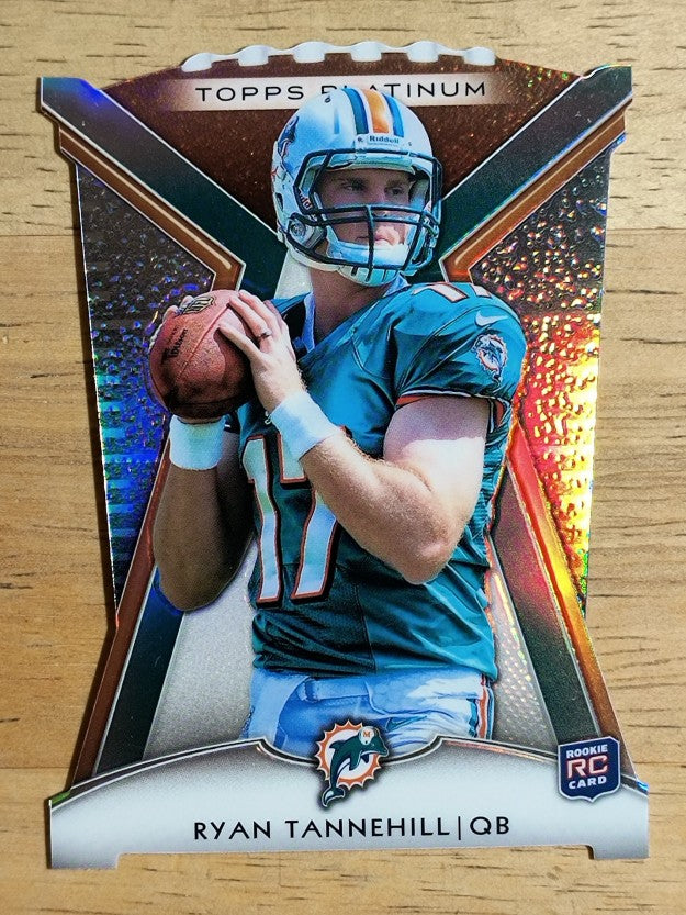 2012 Topps Platinum Rookie Die Cut #PDCRT Ryan Tannehill