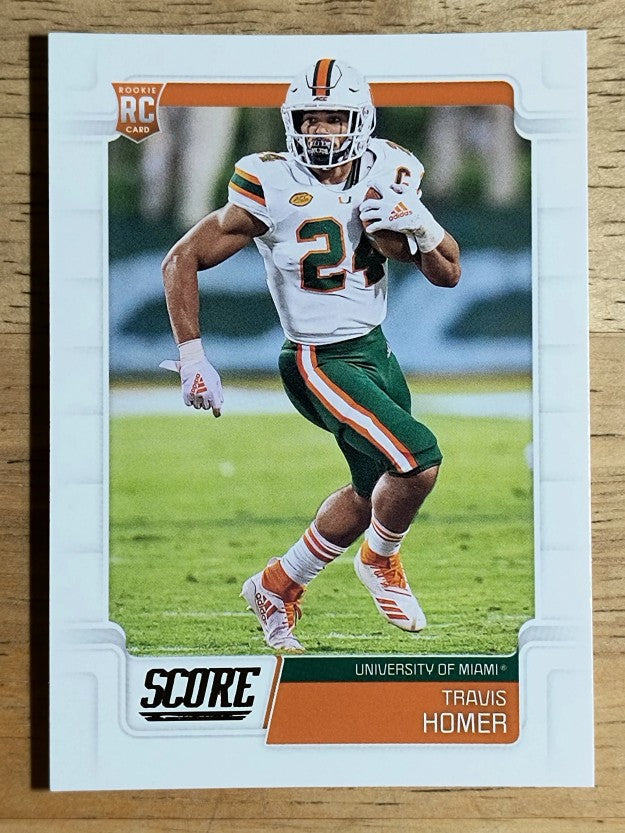 2019 Score #418 Travis Homer RC