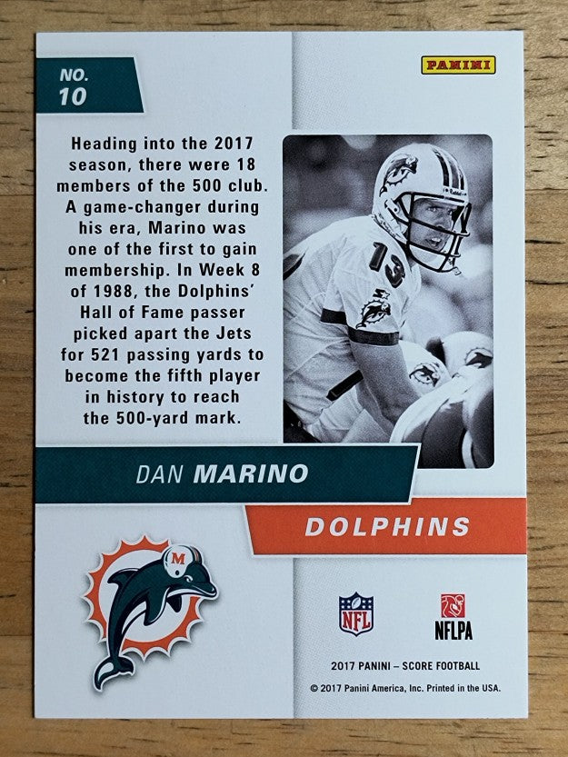 2017 Score Signal Callers #10 Dan Marino