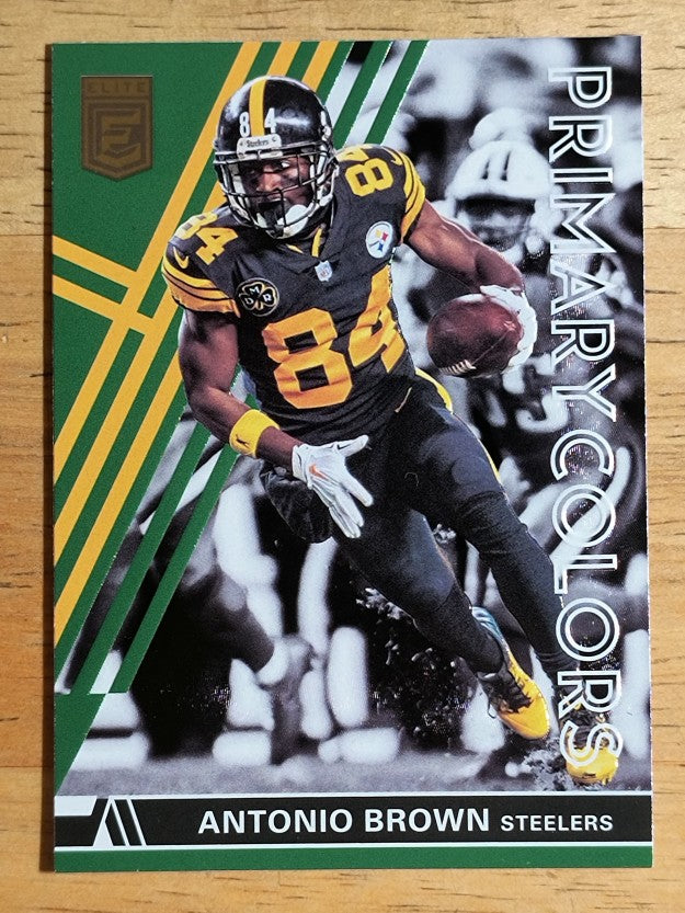 2018 Elite Primary Colors Green #19 Antonio Brown