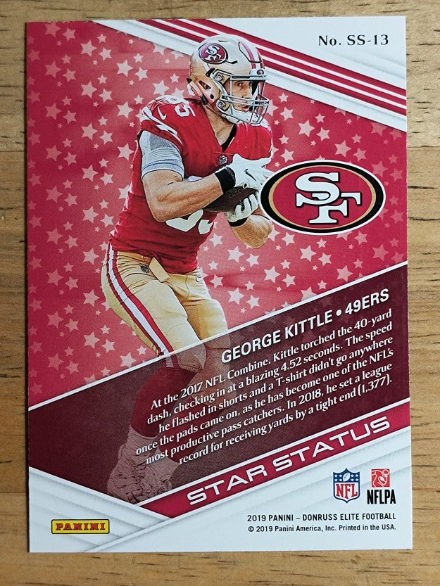 2019 Elite Star Status Green #13 George Kittle