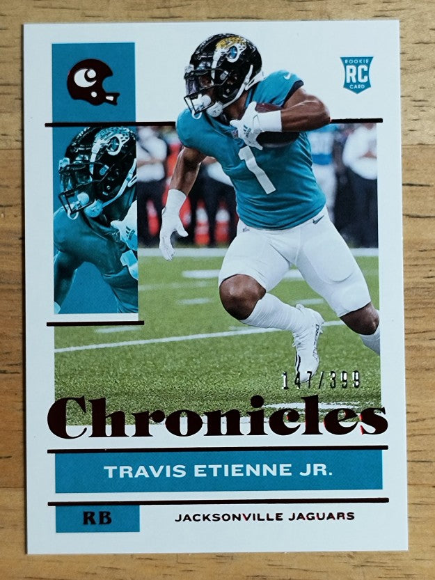 2021 Panini Chronicles Red #50 Travis Etienne Jr.