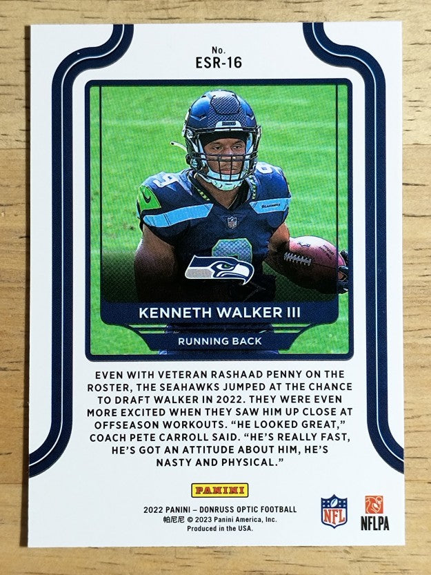 2022 Donruss Optic The Elite Series Rookies #16 Kenneth Walker III