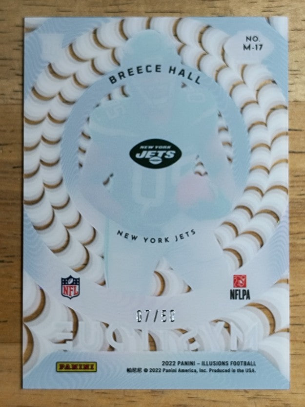 2022 Panini Illusions Mystique Black #17 Breece Hall