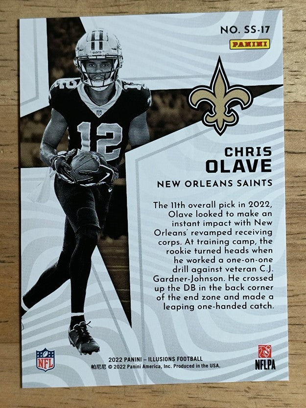 2022 Panini Illusions Shining Stars #17 Chris Olave
