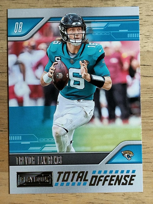 2022 Panini Playbook Total Offense #5 Trevor Lawrence