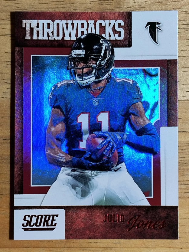 2019 Score Throwbacks Red #1 Julio Jones
