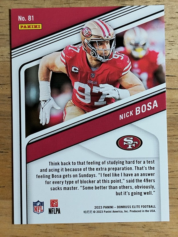 2023 Elite Aspirations Shimmer #81 Nick Bosa