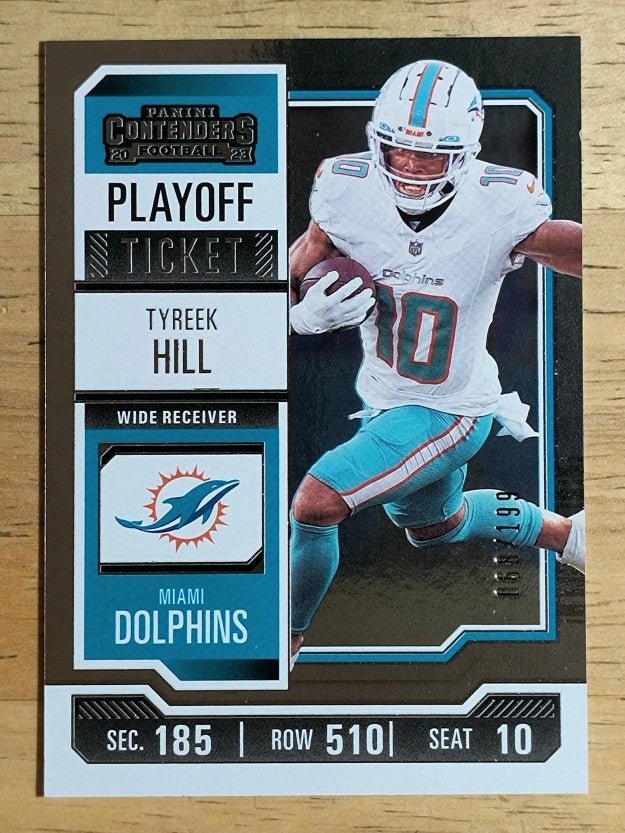 2023 Panini Contenders Playoff Ticket #65 Tyreek Hill