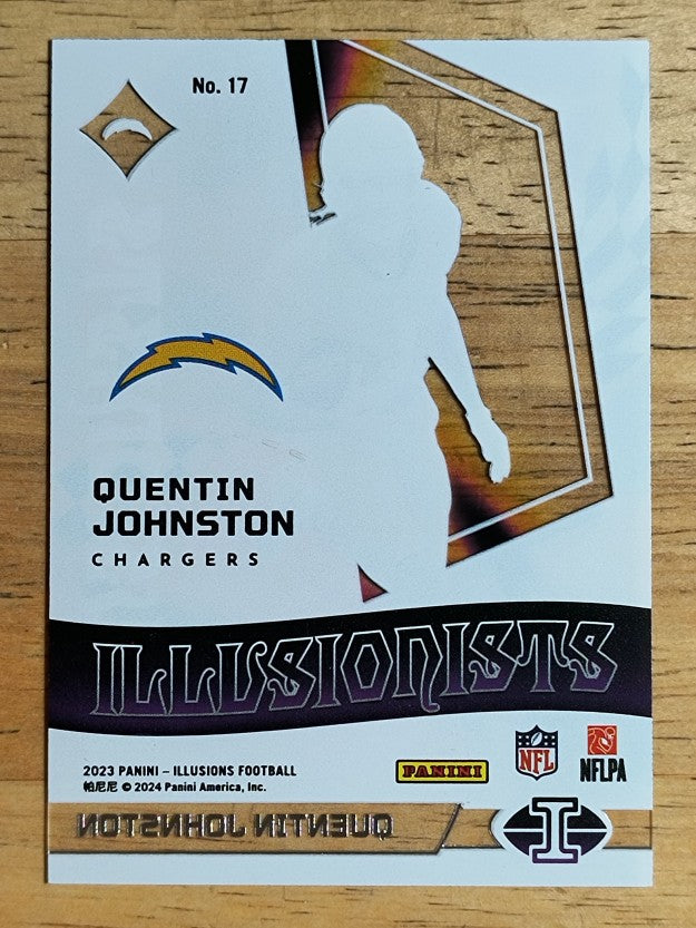 2023 Panini Illusions Illusionists #17 Quentin Johnston