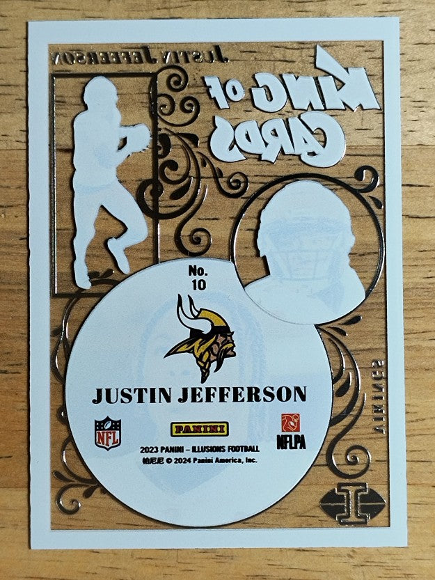 2023 Panini Illusions King of Cards #10 Justin Jefferson