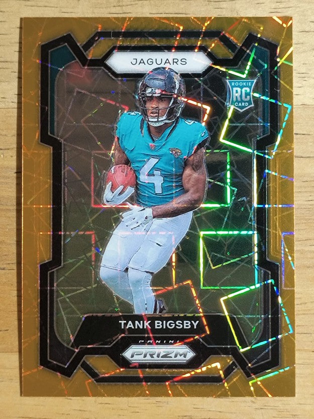 2023 Panini Prizm Prizms Orange Lazer #348 Tank Bigsby