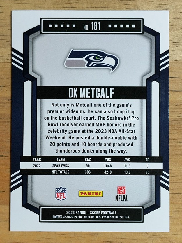 2023 Score Orange #181 D.K. Metcalf