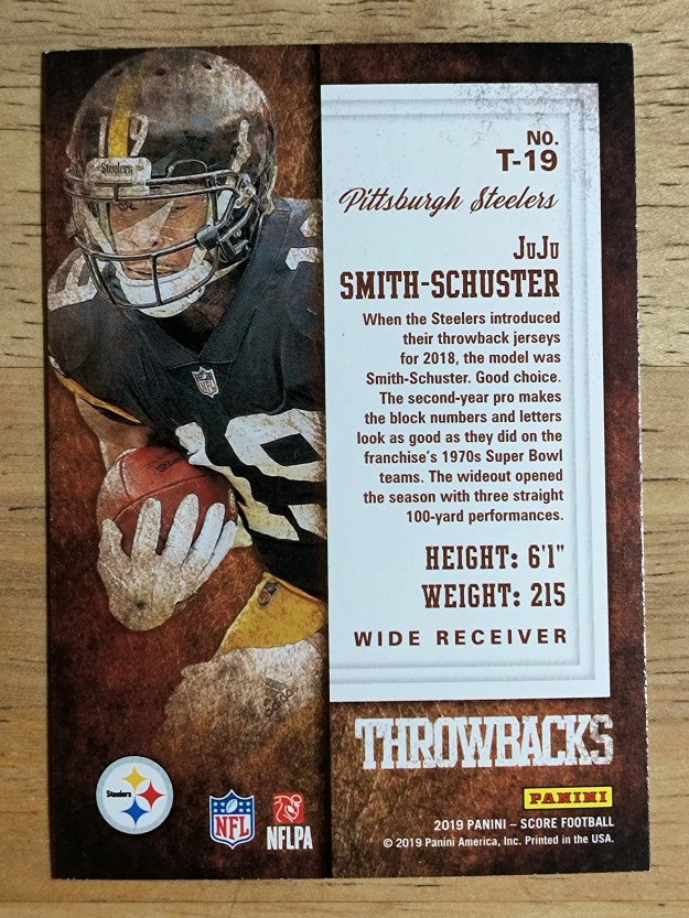 2019 Score Throwbacks #19 JuJu Smith-Schuster