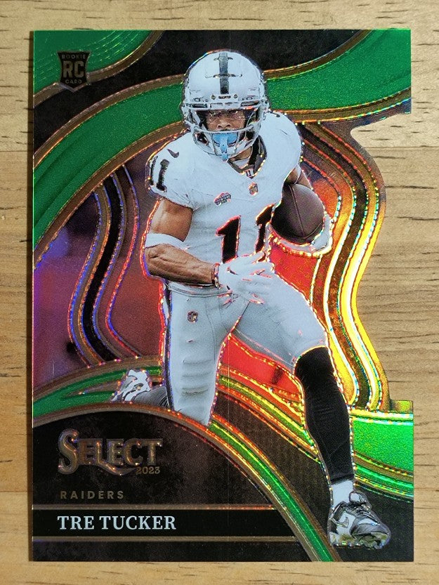 2023 Select Prizm Neon Green Die Cut #214 Tre Tucker (NM)