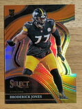 2023 Select Prizm Orange Die Cut #292 Broderick Jones (NM)