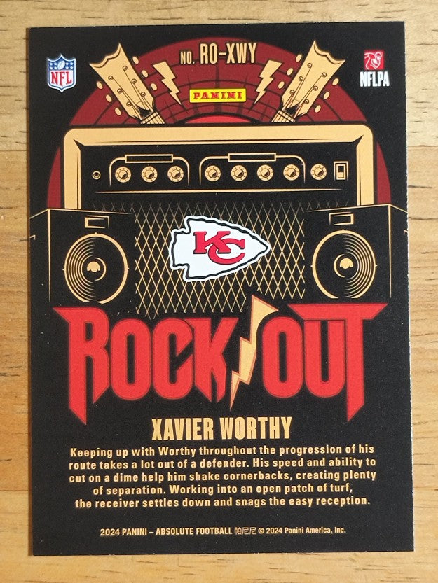 2024 Absolute Rock Out #11 Xavier Worthy