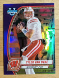 2024 Bowman Chrome University Purple Refractors #180 Tyler Van Dyke