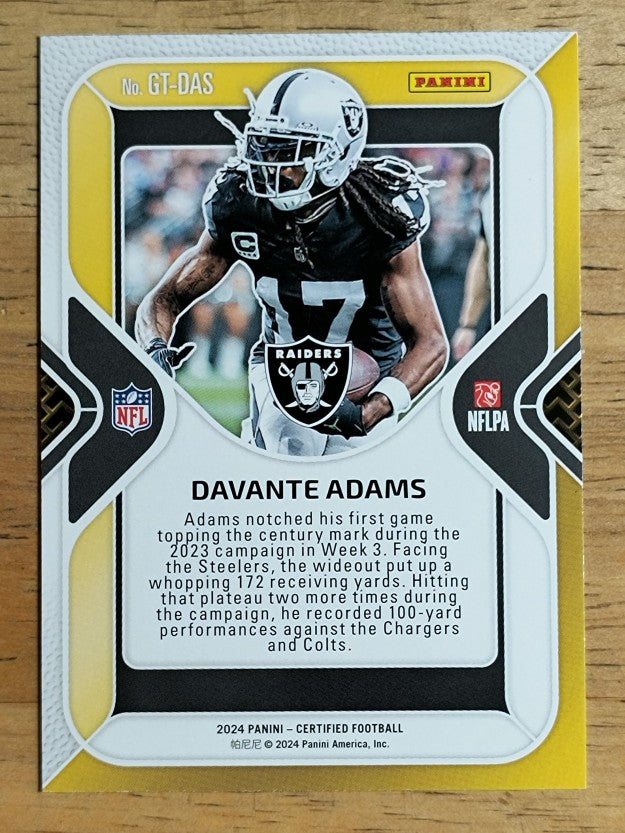 2024 Certified Gold Team #4 Davante Adams