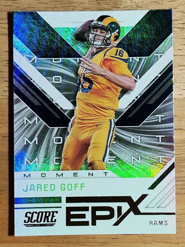 2019 Score Epix Moment #1 Jared Goff