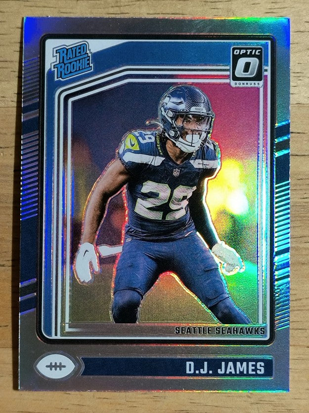 2024 Donruss Optic Holo #222 D.J. James RR