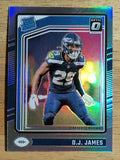 2024 Donruss Optic Holo #222 D.J. James RR
