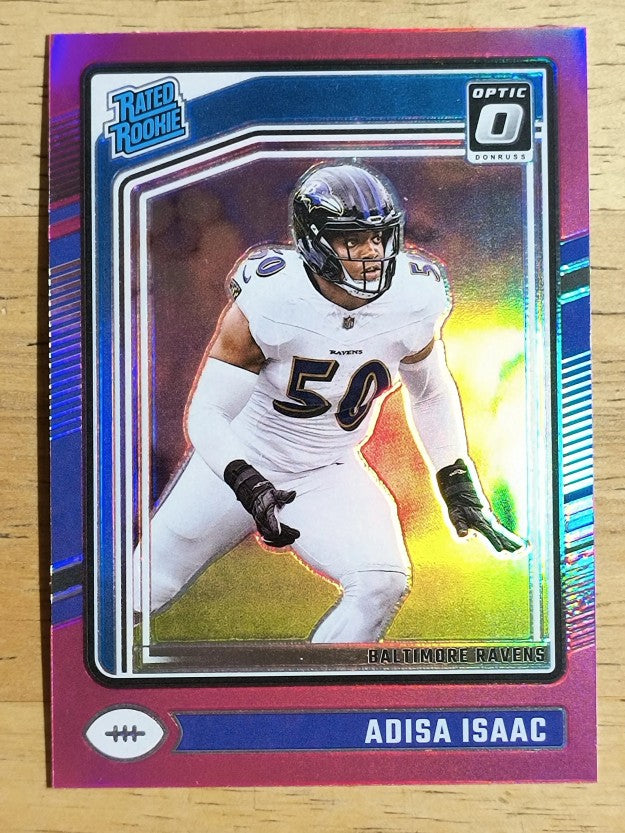 2024 Donruss Optic Pink #202 Adisa Isaac RR