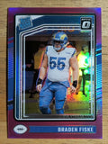 2024 Donruss Optic Pink #210 Braden Fiske RR
