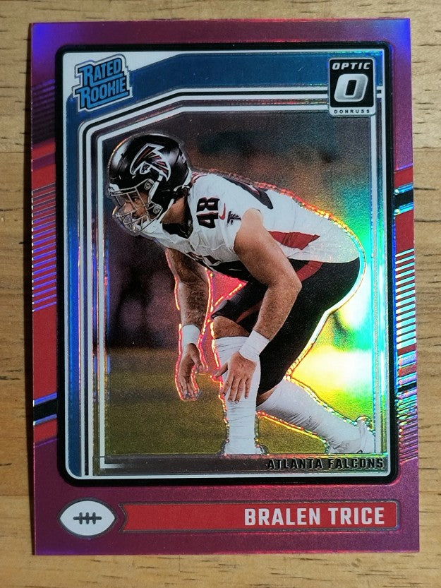 2024 Donruss Optic Pink #212 Bralen Trice RR